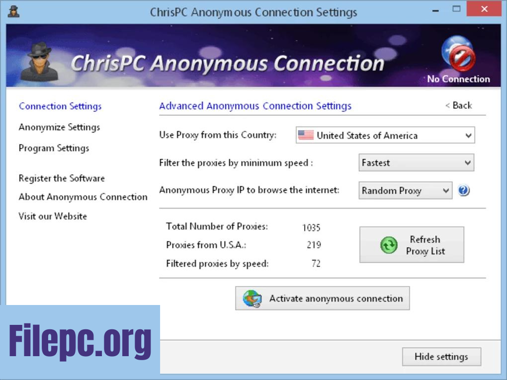ChrisPC Anonymous Proxy Pro Crack