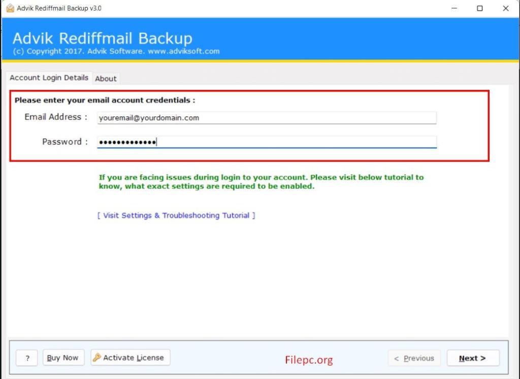 Advik Rediffmail Backup Crack