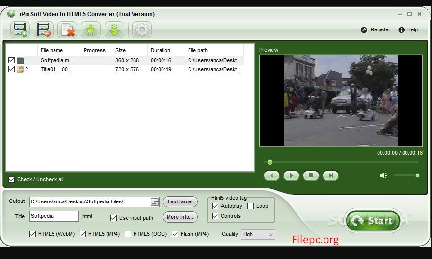 iPixSoft Video to HTML5 Converter Crack